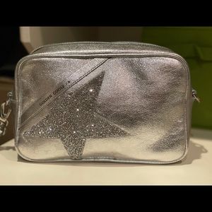 Golden Goose Star Metallic Leather and Crystal bag